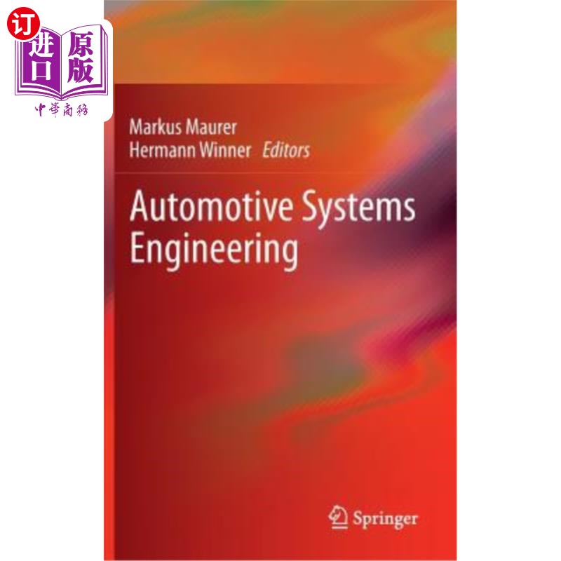 海外直订Automotive Systems Engineering 汽车系统工程
