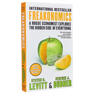 魔鬼经济学 Freakonomics 英文原版 Steven D Levitt 经济管理读物【中商原版】
