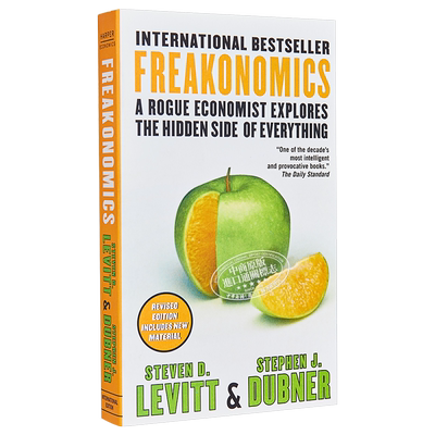预售 魔鬼经济学 Freakonomics 英文原版 Steven D Levitt 经济管理读物【中商原版】