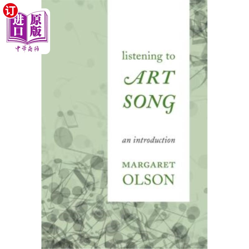 海外直订Listening to Art Song: An Introduction 听艺术歌曲导论