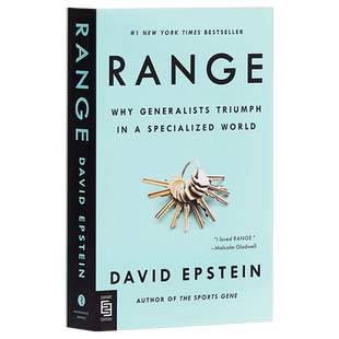 成长的边界 Range 英文原版书 范围 为什么通才能在专门的领域制胜 学习 思维 成功学 大卫 艾普斯坦 David Epstein【中商原?