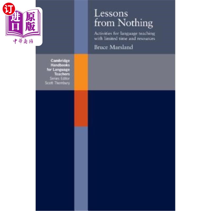 海外直订Lessons from Nothing: Activities for Language Teaching with Limited Time and Res从无到有：有限时间和资源的-封面