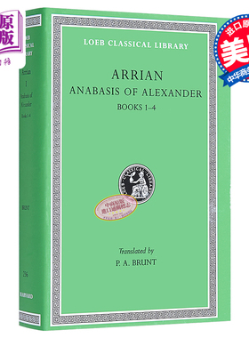预售 亚历山大远征记 Anabasis of Alexander Volume I 英文原版 Arrian【中商原版】