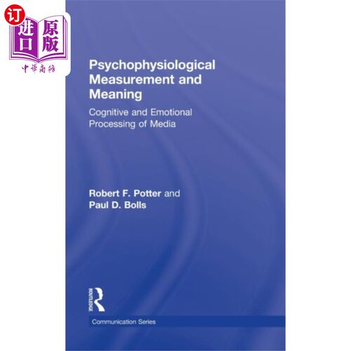 海外直订Psychophysiological Measurement and Meaning 心理生理测量及其意义