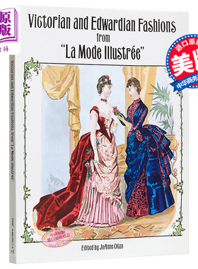 Victorian and Edwardian Fashions  维多利亚与爱德华时代服装款式 进口艺术 艺术设计 【中商原版】