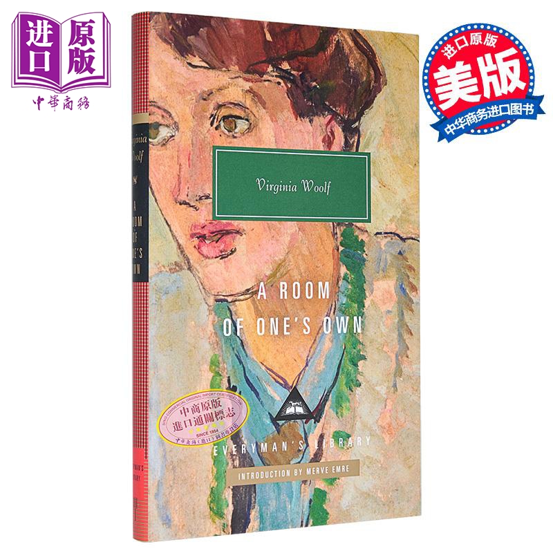 一间自己的房间 一间只属于自己的房间 梅尔维 埃姆雷导言 A Room of Ones Own 英文原版 Virginia Woolf【中商原版】