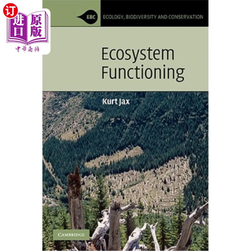 海外直订Ecosystem Functioning 生态系统功能