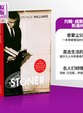 斯通纳 史托纳 英文原版 Stoner John Williams 约翰 威廉斯 英文原版 小说 书【中商原版】