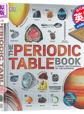 【中商原版】元素周期表 英文原版 The Periodic Table Book : A Visual Encyclopedia of the Elements  DK