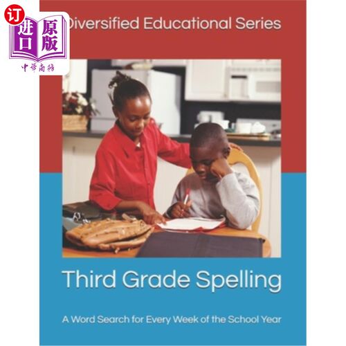 海外直订Third Grade Spelling: A Word Search for Every Week of the School Year 三年级的拼写:一个单词搜索每星期的学校