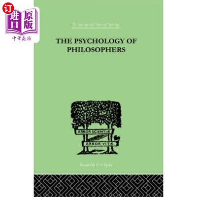 海外直订Psychology Of Philosophers 哲学家心理学