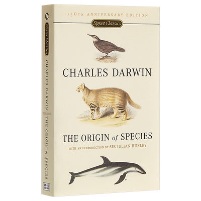 预售 物种起源 达尔文进化论 英文原版 The Origin of Species Signet Classics