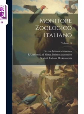 海外直订Monitore Zoologico Italiano; Volume 15 意大利动物监测；卷15