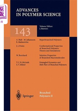 海外直订Branched Polymers II 支化聚合物II
