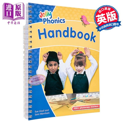 Jolly Phonics Handbook 快乐自然拼读教学手册 英文原版进口图书 小学一年级英语学习 阅读写作练习活动【中商原版】