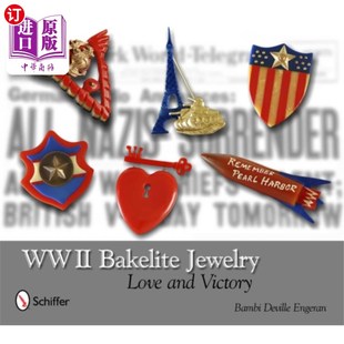 Love Jewelry and Victory 爱与胜利 海外直订WWII 二战电木珠宝 Bakelite