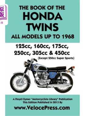 海外直订Book of the Honda Twins All Models Up to 1968 (Except Cb250 Super Sports)