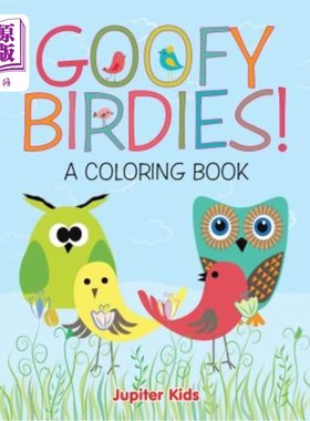 海外直订Goofy Birdies! (A Coloring Book) 高飞小鸟！（一本彩色书）