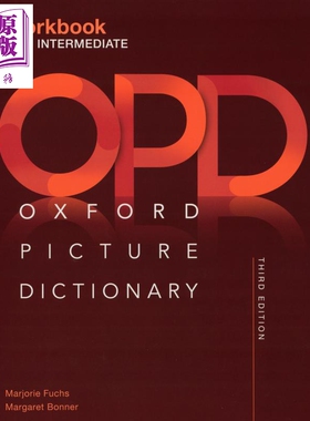 Oxford Picture Dictionary Third Edition Low-Intermediate Workbook 牛津图解词典初级中级练习册 单词学习【中商原版】