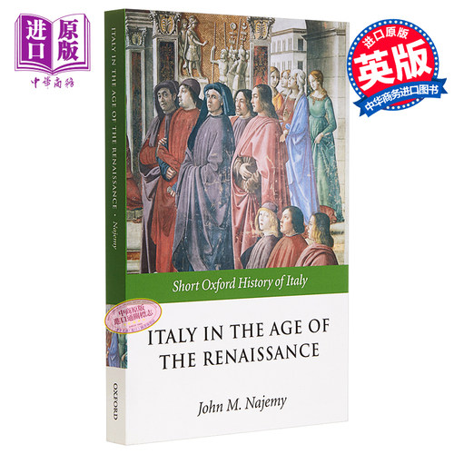 文艺复兴时期的意大利 1300-1550 John M Najemy 英文原版 Italy in the Age of the Renaissance 1300-1550【中商原版】历史
