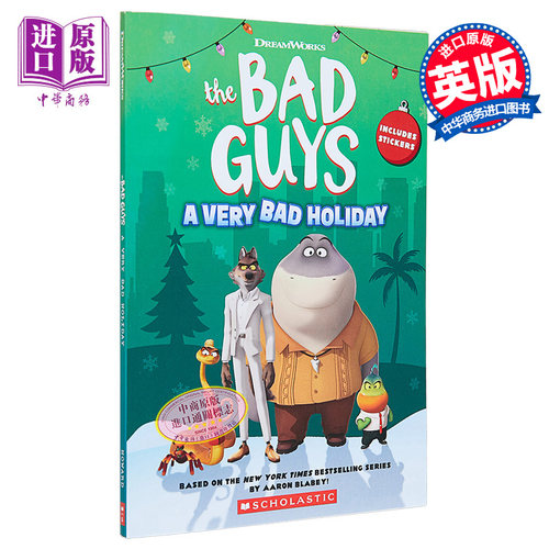 坏蛋联盟电影小说 英文原版 DreamWorks the Bad Guys Kate Howard 电影小说 影视小说【中商原版】