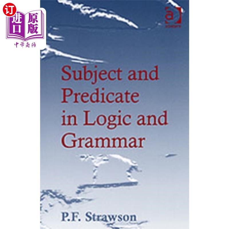 海外直订Subject and Predicate in Logic and Grammar 逻辑与语法中的主语与谓语