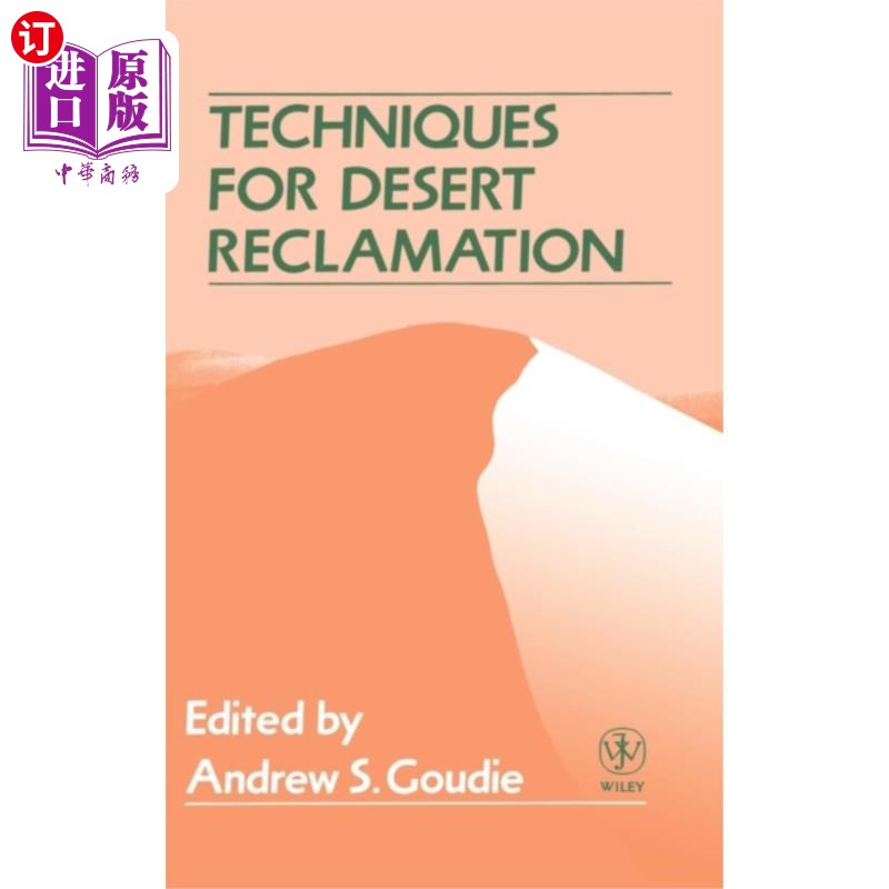 海外直订Techniques for Desert Reclamation沙漠复垦技术