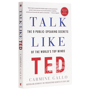 【中商原版】英文原版 畅销书 TED Talk 像TED一样演讲 九条公共演讲秘诀