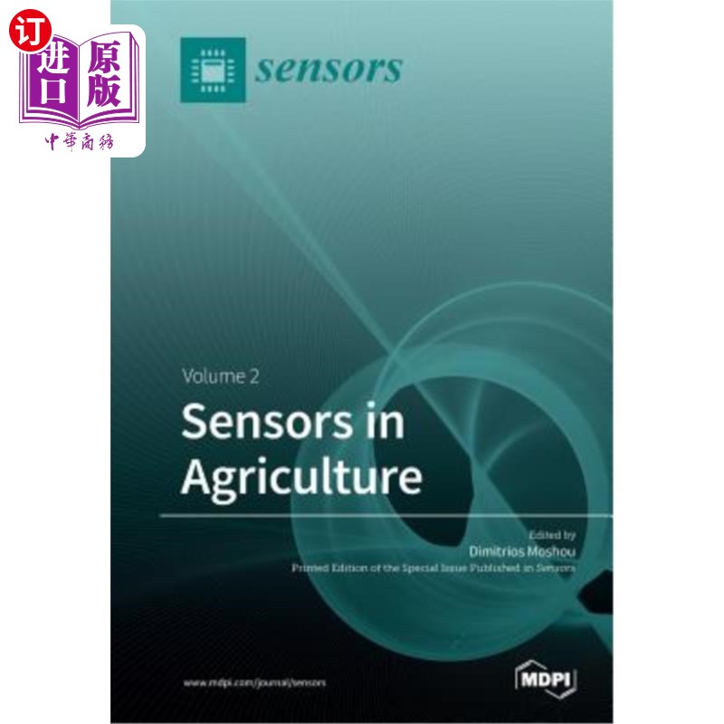 海外直订Sensors in Agriculture: Volume 2 农业传感器：第2卷