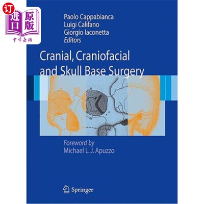 海外直订医药图书Cranial, Craniofacial and Skull Base Surgery 颅、颅面及颅底外科
