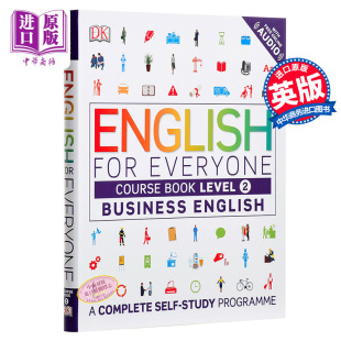 Everyone Book自学书籍 课本英文原版 Course Level2 Business for English 商务英语2 {小花生网荐}DK人人学英语