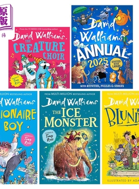 David Walliams大卫威廉姆斯 英文原版 儿童绘本故事小说读物 失误The Blunders 雪怪The Ice Monster 动物合唱团【中商原版】