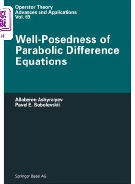 海外直订Well-Posedness of Parabolic Difference Equations 抛物型差分方程的适定性