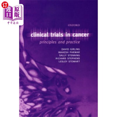海外直订医药图书Clinical Trials in Cancer 癌症临床试验