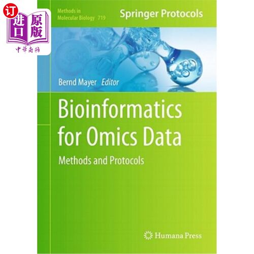 海外直订Bioinformatics for Omics Data: Methods and Protocols 组学数据的生物信息学:方法和协议