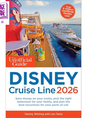迪士尼邮轮2026指南 The Unofficial Guide to Disney Cruise Line 2026 英文原版 Tammy Whiting【中商原版】