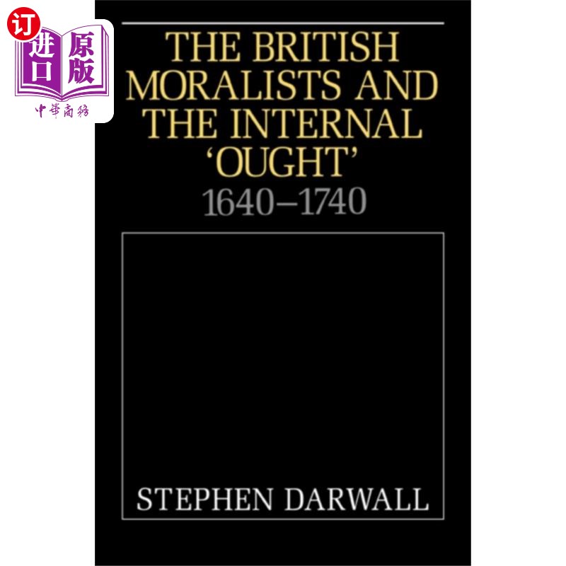 海外直订British Moralists and the Internal 'Ought' 英国道德家与内部“应该”