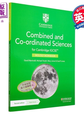 Cambridge IGCSE Combined and Coordinated Sciences Biology Workbook 剑桥IGCSE综合和协调科学生物学工作手册【中商原版?