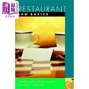 Stephen 餐馆法基础 Restaurant Law 现货 Barth 英文原版 Basics 中商原版