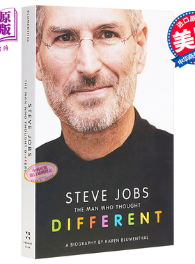 乔布斯传 美版平装 英文原版 Steve Jobs The Man Who Thought Different 可搭 埃隆马斯克传 源代码比尔盖茨传 李飞飞传