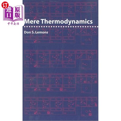 海外直订Mere Thermodynamics 仅仅是热力学