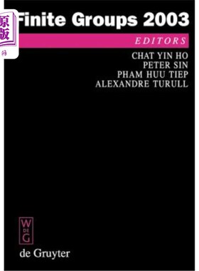 海外直订Finite Groups 2003: Proceedings of the Gainesville Conference on Finite Groups,