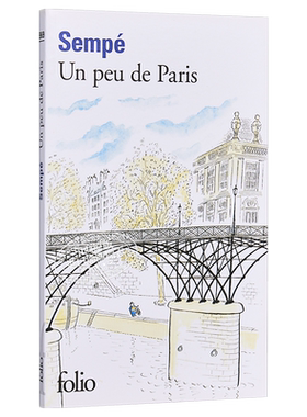 一点巴黎 法文原版 Un peu de paris Jean-Jacques Sempé【中商原版】