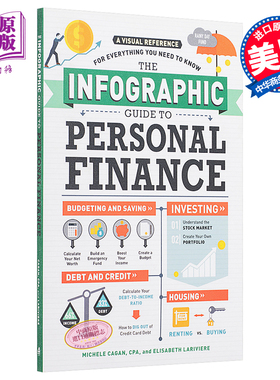 【中商原版】图解个人投资 英文原版 Infographic Guide to Personal Finance Adams Media 经济读物 个人投资