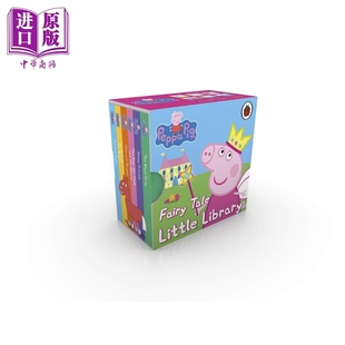 Fairy 1岁到3岁 中商原版 Pig Peppa 英文原版 Library Little Ladybird 纸板手掌书 进口原版 Tale 预售 粉红猪童话图书馆