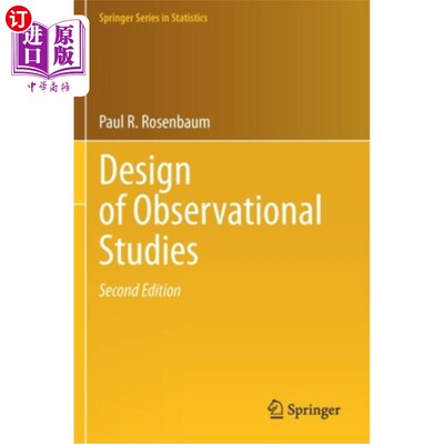 海外直订Design of Observational Studies 观察性研究的设计