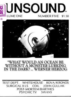 海外直订Unsound: Volume 1, #5 不健全:第1卷，第5卷