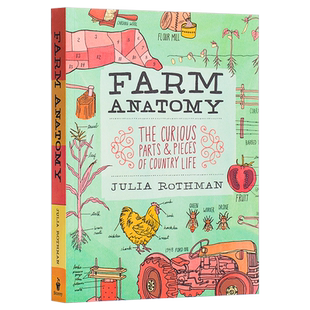 茱莉亚罗斯曼解剖学系列 农场解剖学 英文原版 Farm Anatomy Julia Rothman 手绘大自然系列全彩插图科学科普