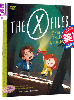 现货 【中商原版】当代电影绘本系列 X档案 英文原版 The X-Files Earth Children are Weird 经典电影故事绘本 4-9岁