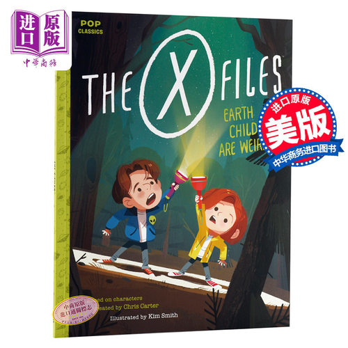 现货 【中商原版】当代电影绘本系列 X档案 英文原版 The X-Files Earth Children are Weird 经典电影故事绘本 4-9岁